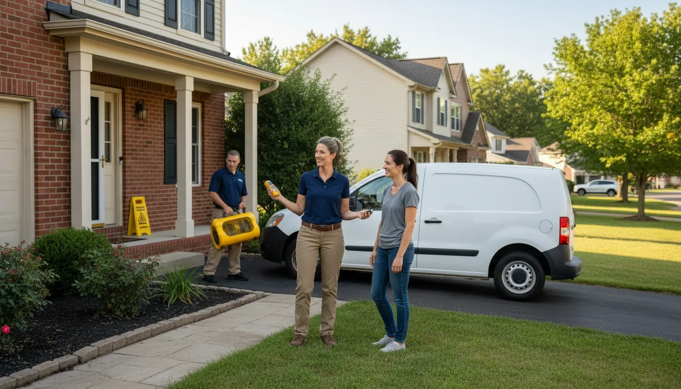 Water restoration image for Mildew Remediation in Johnson City, TN
